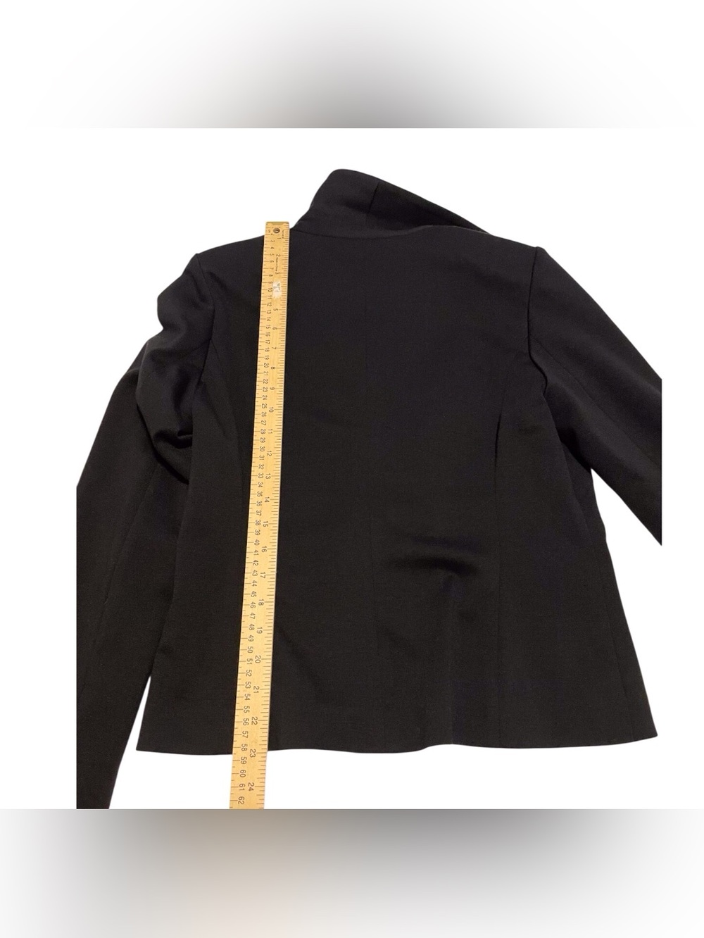 Spiegel Women's Black Knitted Blazer,10 - Picture 5 of 10